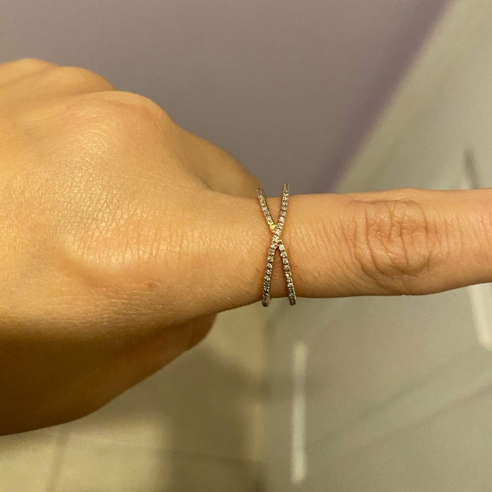 SOLD abqcornay- Rose gold Diamond Ring size 6